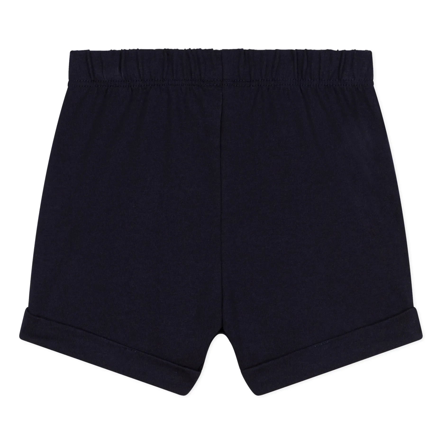 Petit Bateau - Pantalón corto de microjersey | Azul marino
