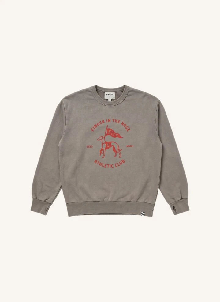 Finger in the nose - Blow Athletic Club Sudadera de Algodón Orgánico | Gris