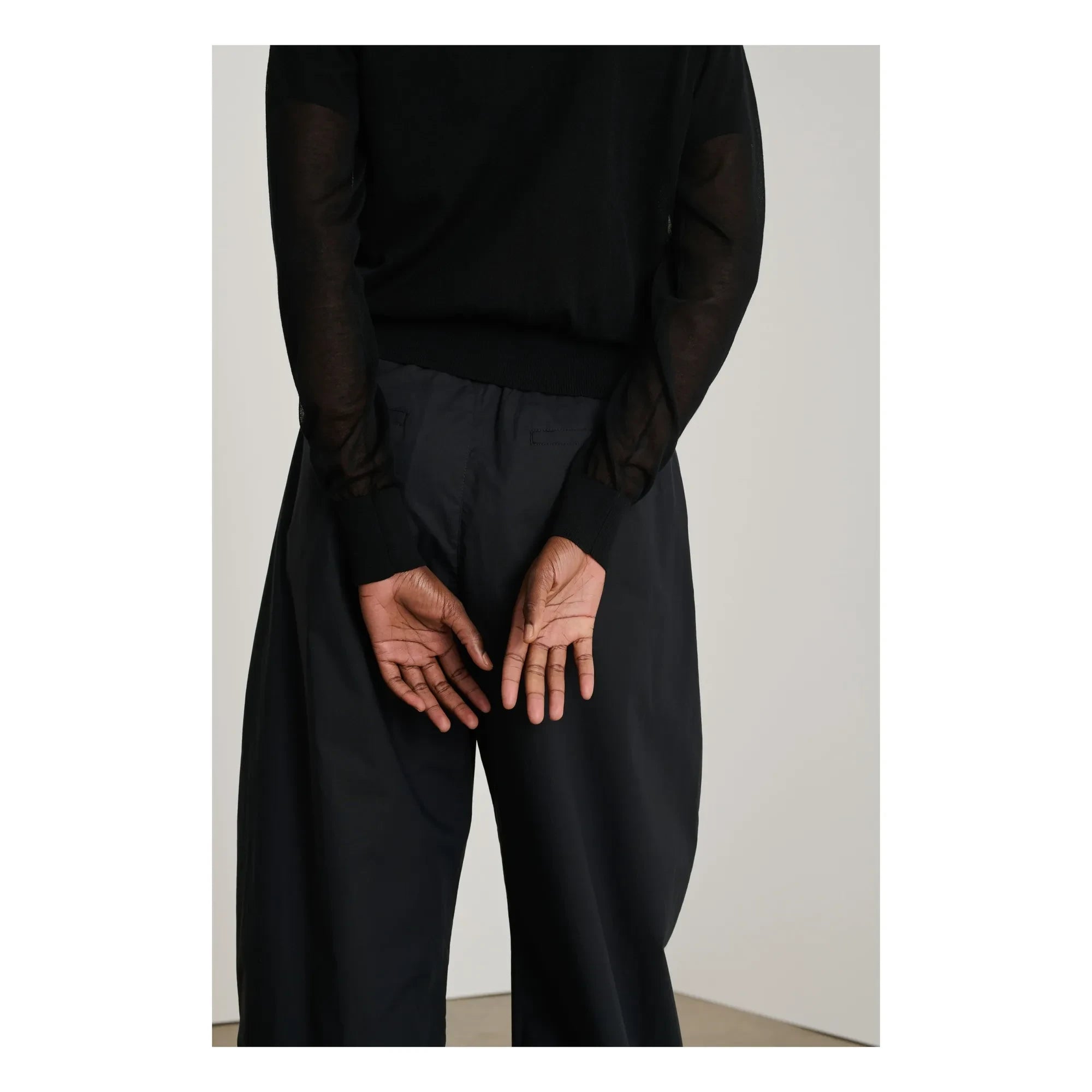 Soeur - Pantalón de algodón orgánico Vernon | Negro