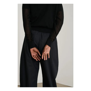 Soeur - Pantalón de algodón orgánico Vernon | Negro