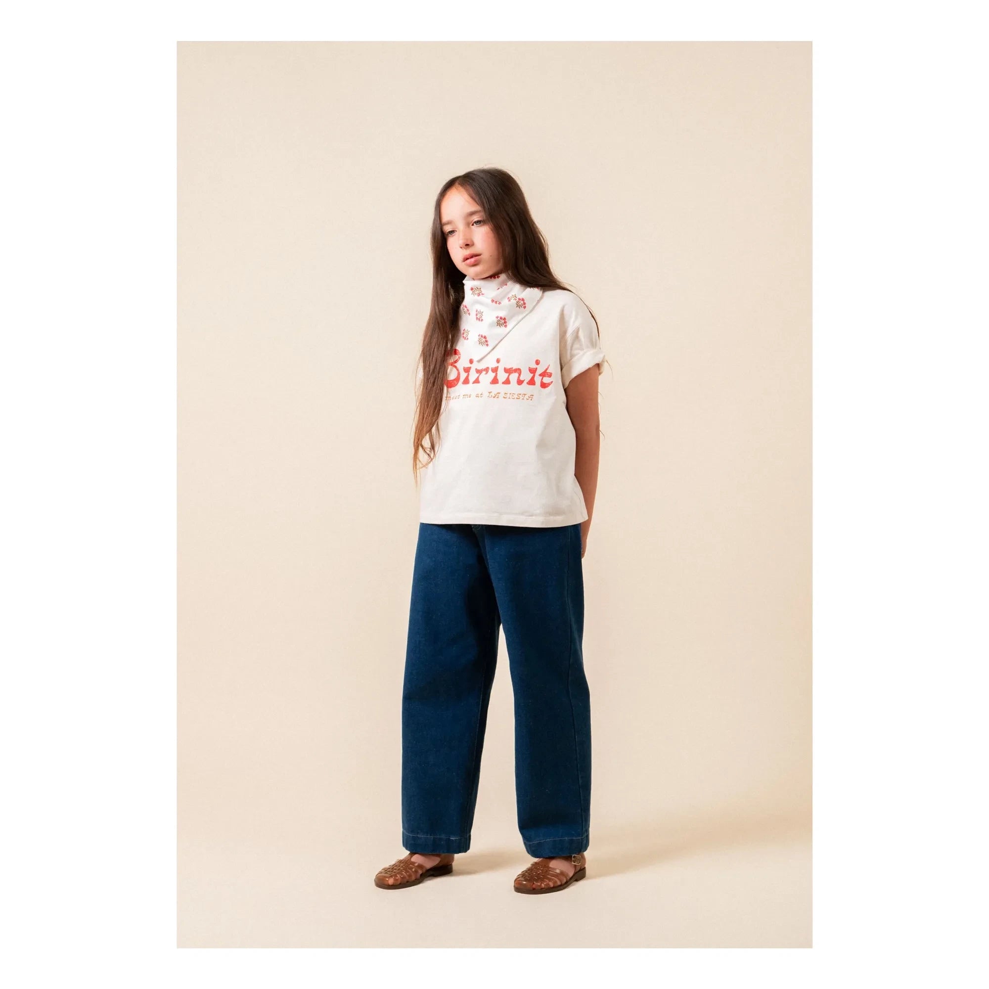 birinit - Camiseta de algodón orgánico Birinit | Marfil
