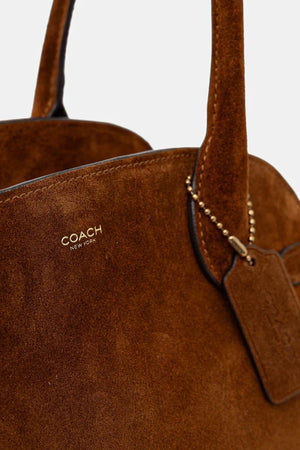 Bolso de terciopelo Coach Empire Carryall Bag 34