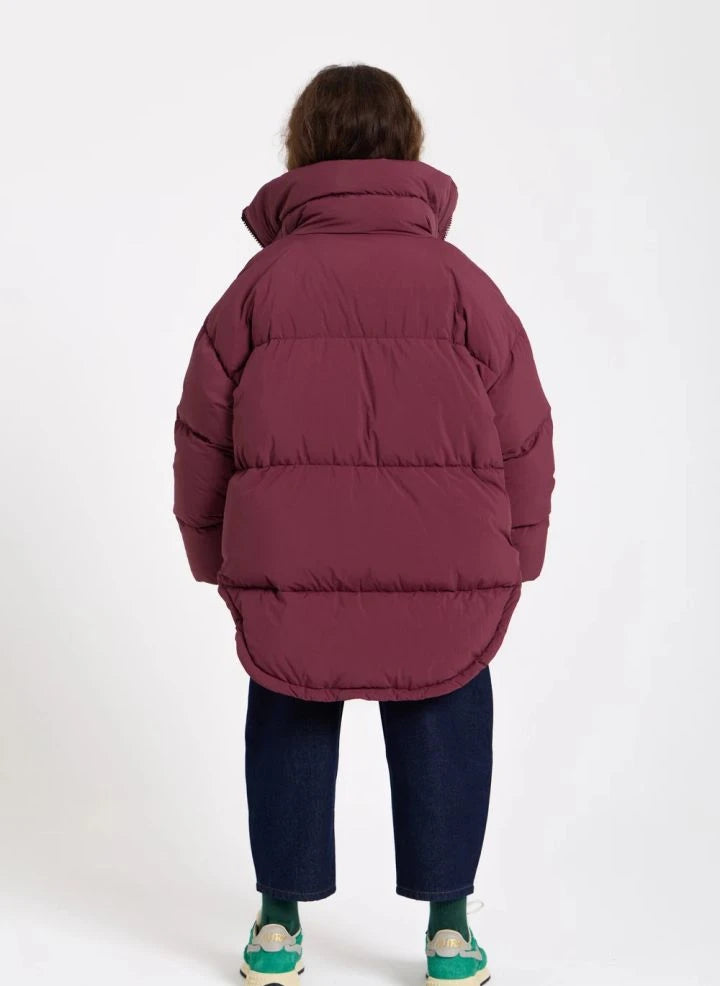 Finger in the nose - Chaqueta acolchada con relleno Snowbag | Aubergine
