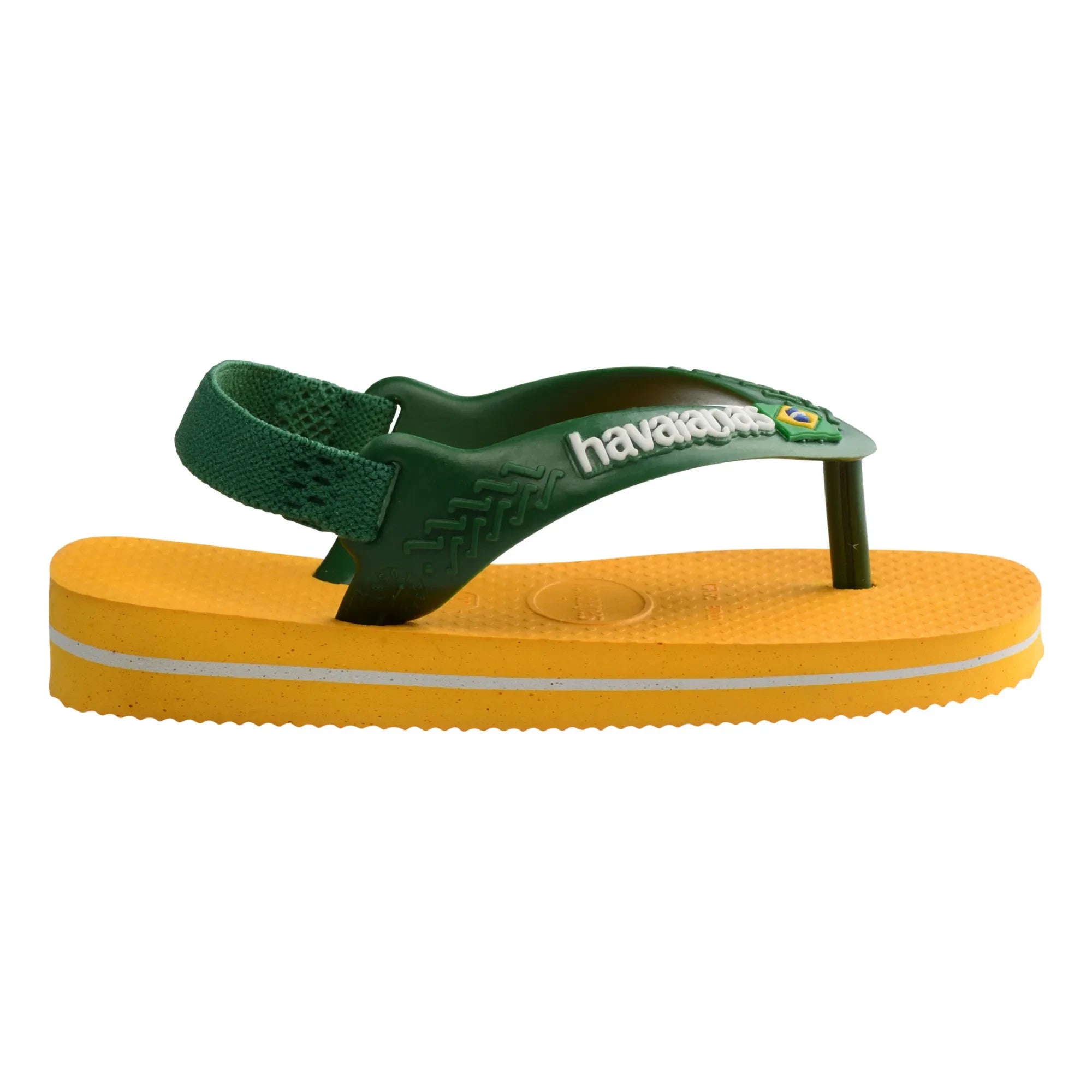 Havaianas - Chanclas Baby Brasil Logo | Amarillo