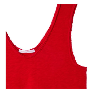 American Vintage - Top de tirantes de algodón Sonoma | Rojo tomate