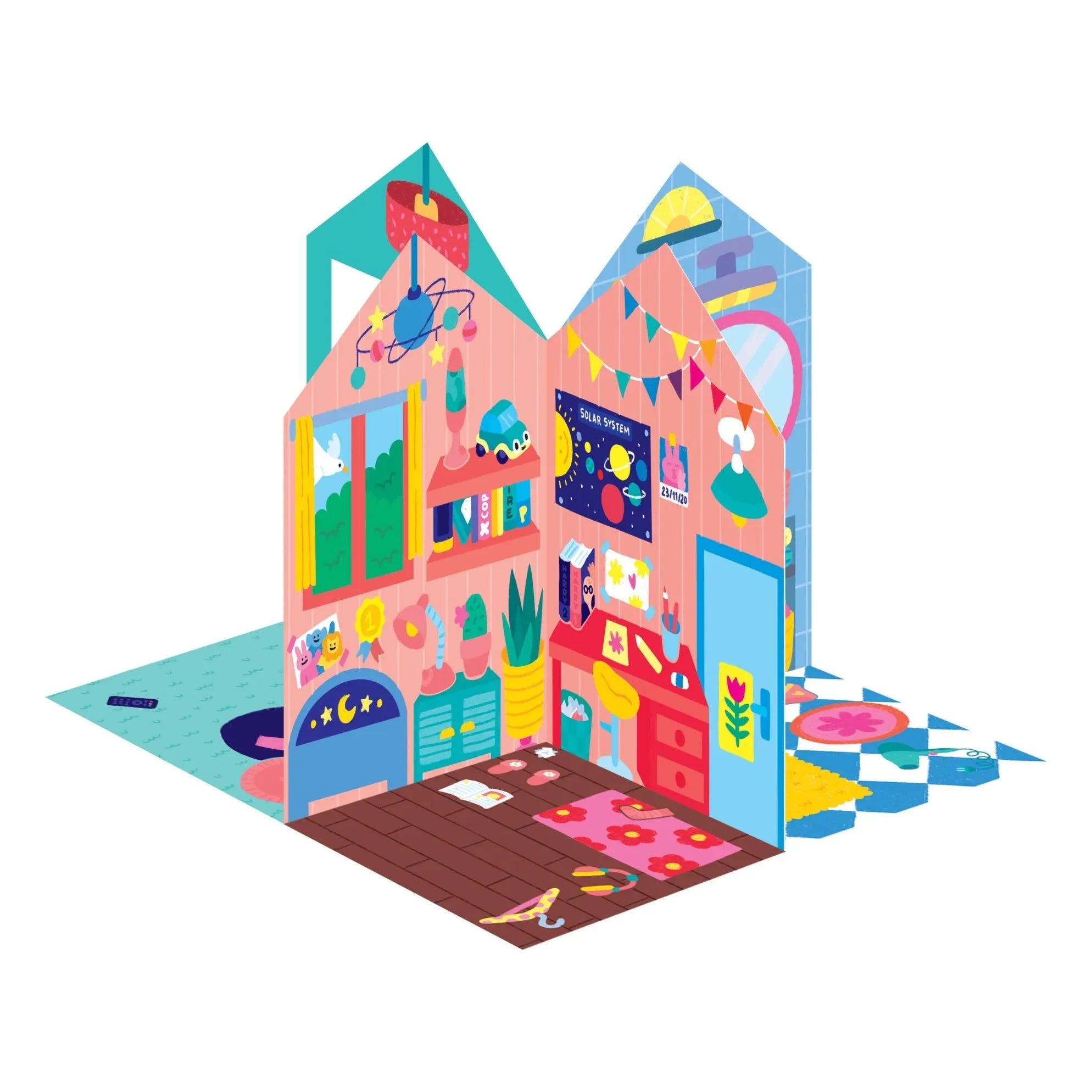 Omy x Gallimard Jeunesse - Noria para Decorar el Hogar Dulce Hogar