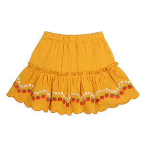 Jelly Mallow - Falda Fruncida Apple | Amarillo