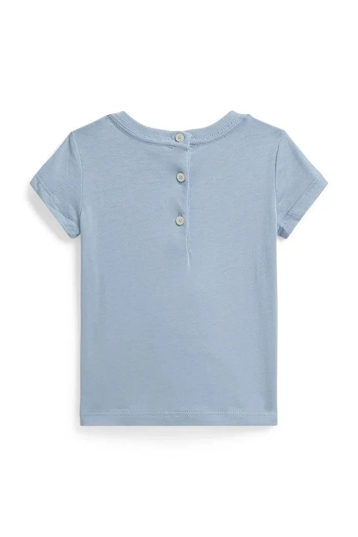 Polo Ralph Lauren camiseta básica de algodón para niños