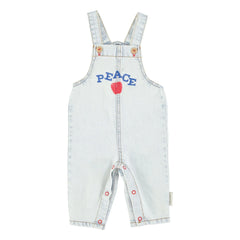 Piupiuchick - Peto vaquero Peace Baby | Azul lavado