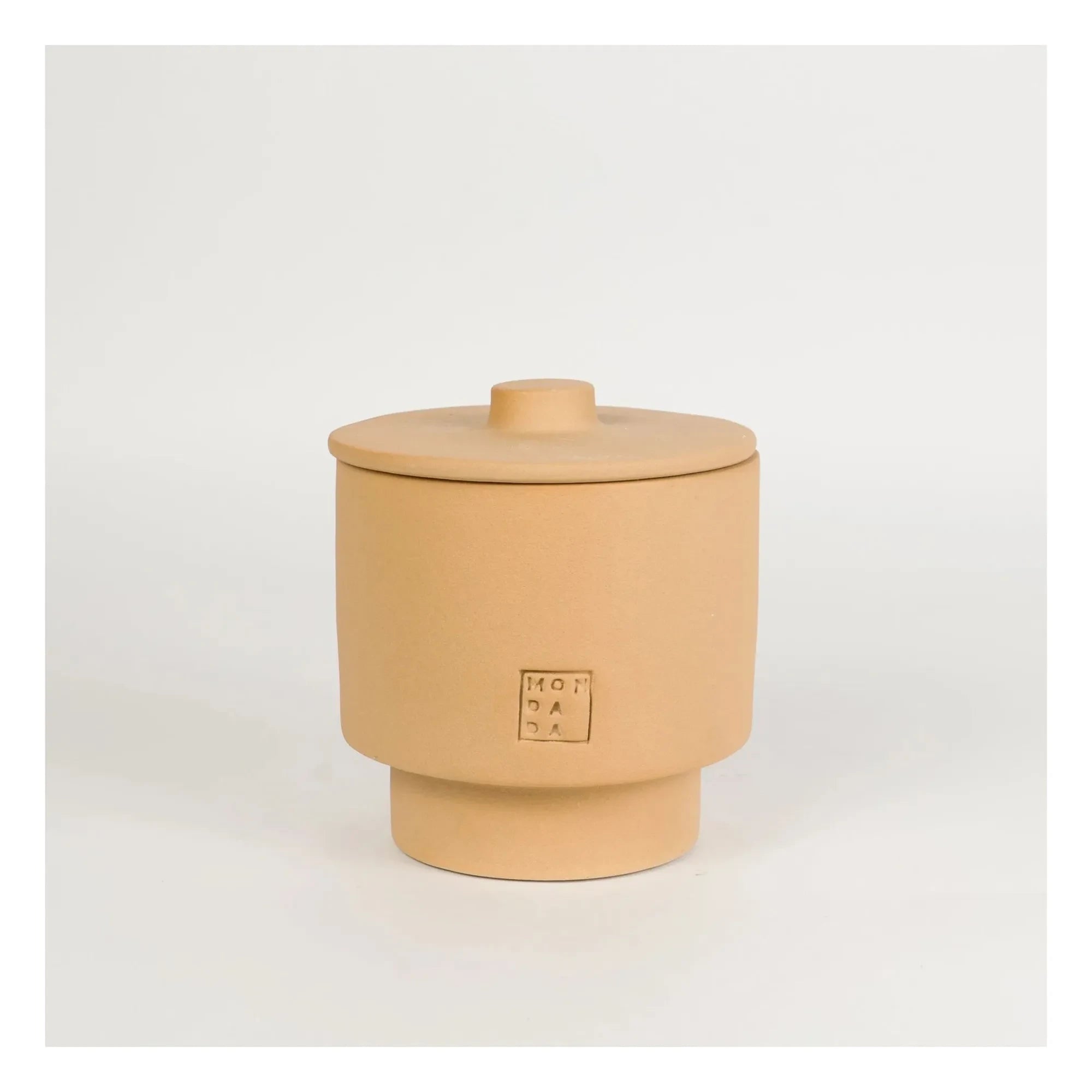 Mon Dada - Vela de exterior con tapa, aroma neutro June Ibiza One | Terracota