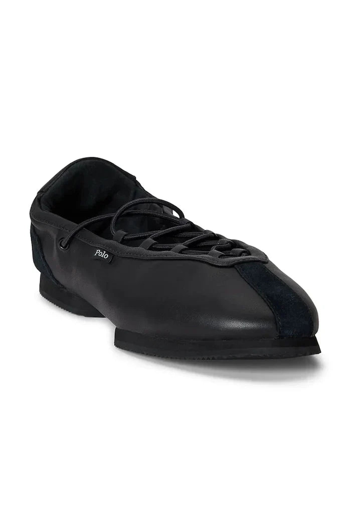 Bailarinas Polo Ralph Lauren de cuero con cordones