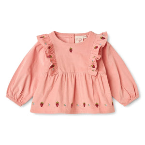 Flöss - Blusa Belle Fraises | Rosa