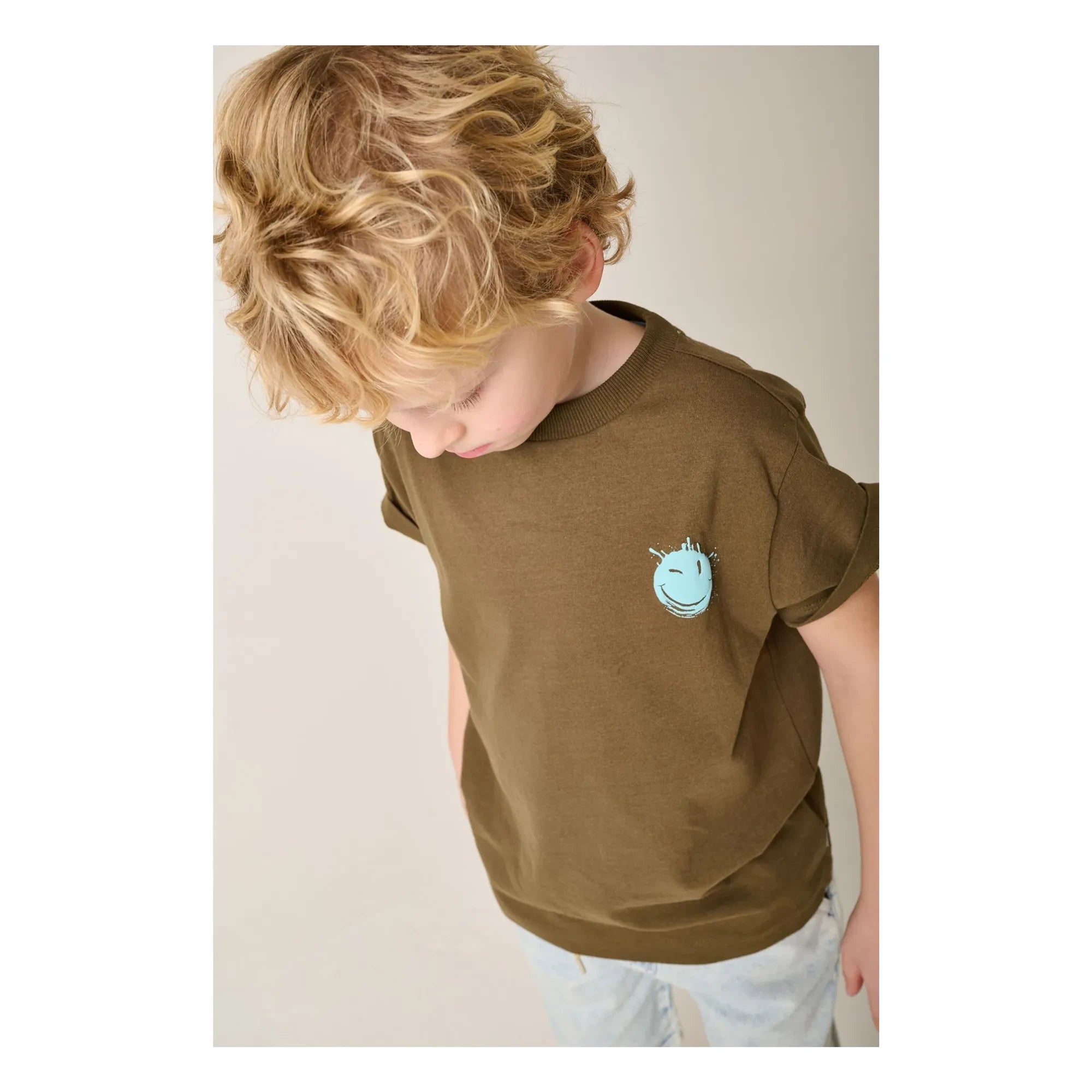 Tumble N'Dry - Camiseta Surface de algodón reciclado | Marrón caqui