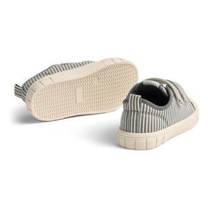 Wheat - Zapatillas deportivas de velcro a rayas Bobbie | Gris