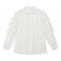 Maison Hotel - Blusa Omara de Küba Schiffli | Blanca