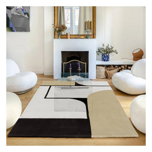 Edito - Alfombra Strada tejida a mano | Beige
