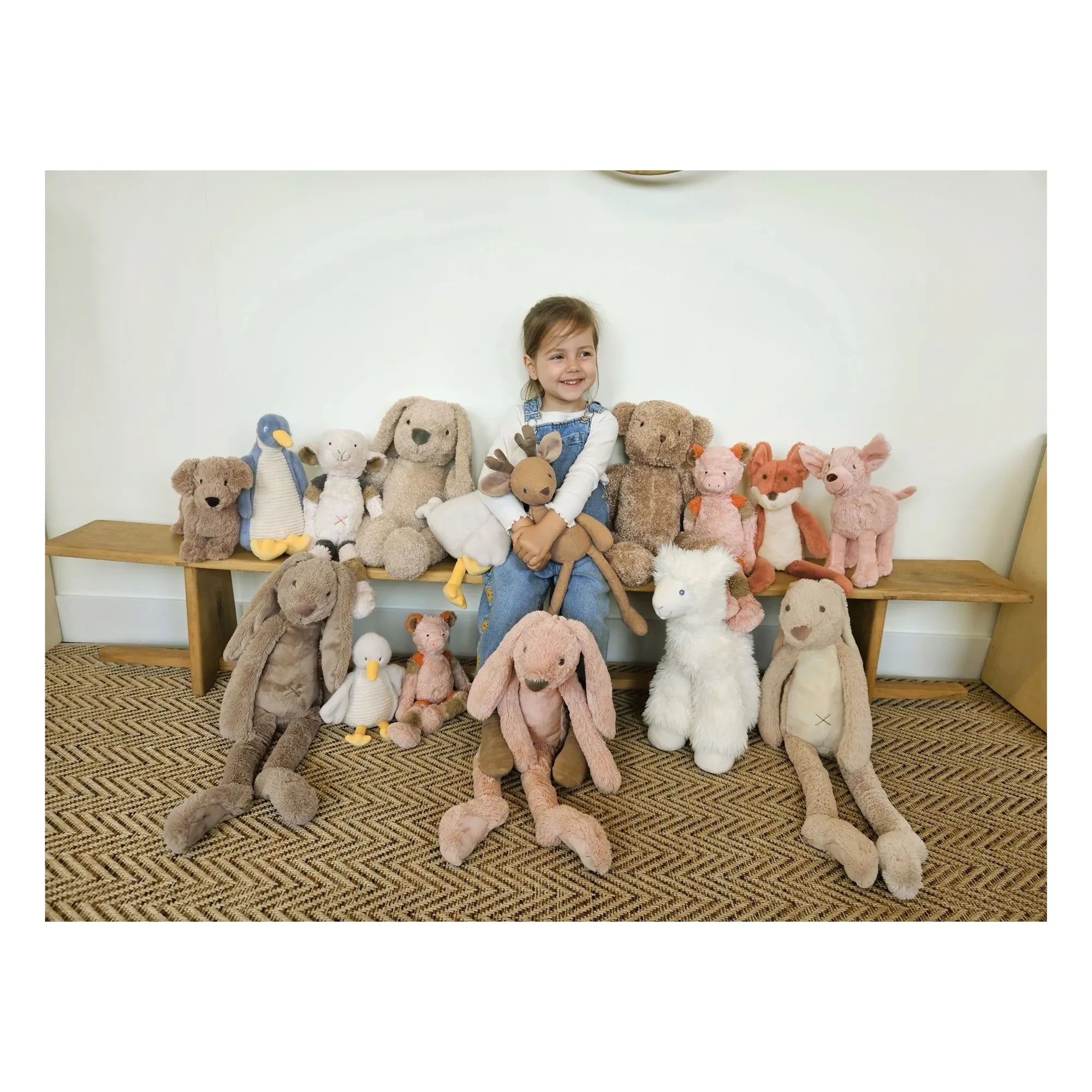 Happy Horse - Peluche Richie Conejo | Rosa empolvado