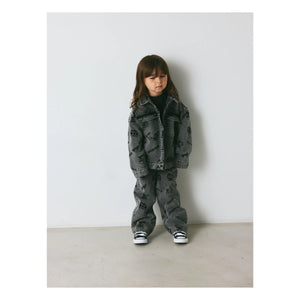 brunobruno nation - Pantalón vaquero de algodón orgánico para viaje | Gris
