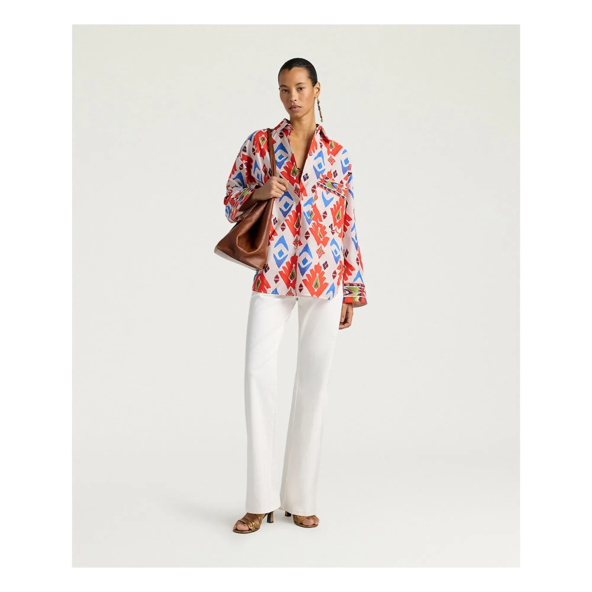 Momoni - Camisa de algodón Pamuk | Rojo