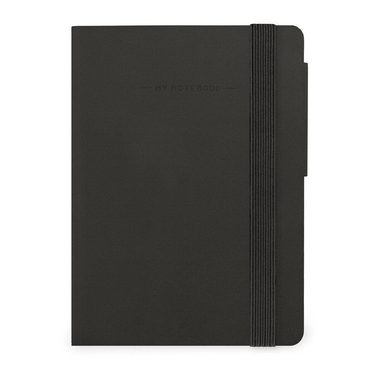 Legami - Cuaderno Rayado con Funda Suave Monocromática - Black Suit - My Defter