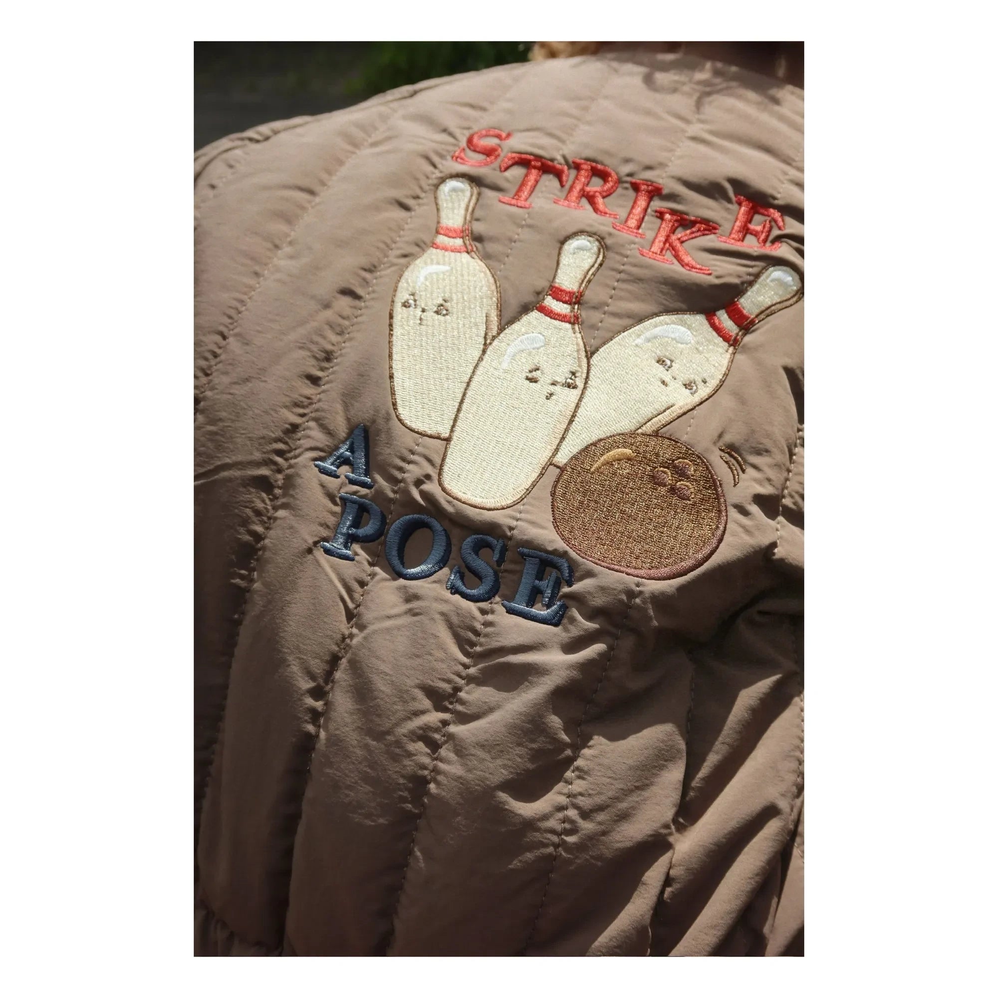 Konges Sløjd - Chaqueta Bomber Juno Strike | Marrón