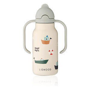 Liewood - Botella de agua de acero inoxidable Kimmie - 250 ml | Sailing/Sandy