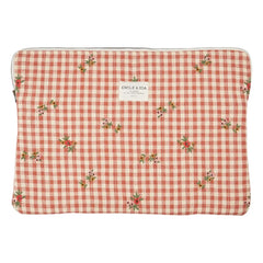 Emile et Ida - Funda para portátil Vichy | Mostaza