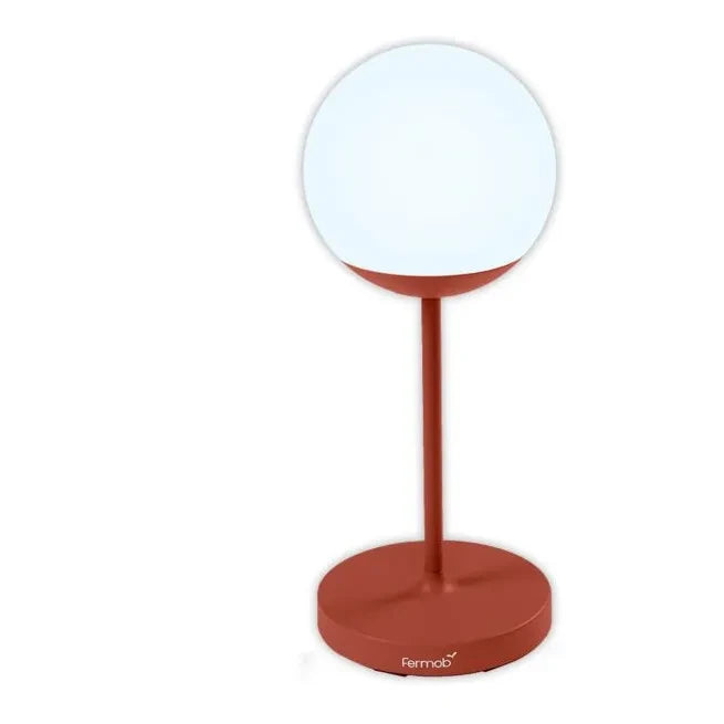 Fermob - Lámpara de pie para exterior Moon | Ocre rojo