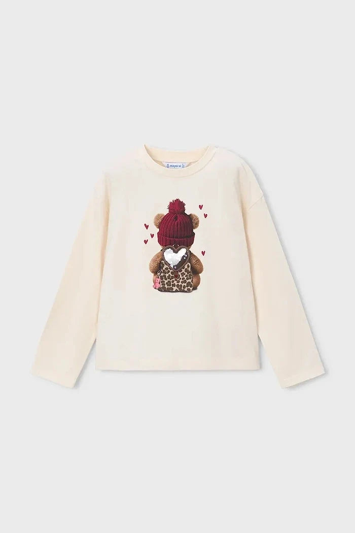 Mayoral blusa de manga larga de algodón para niños