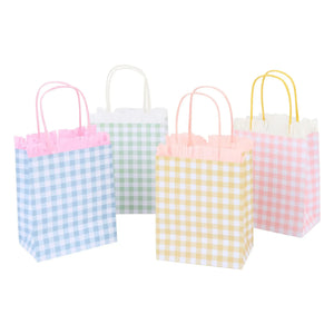 Meri Meri - Bolsas de regalo con diseño de Vichy - Set de 8