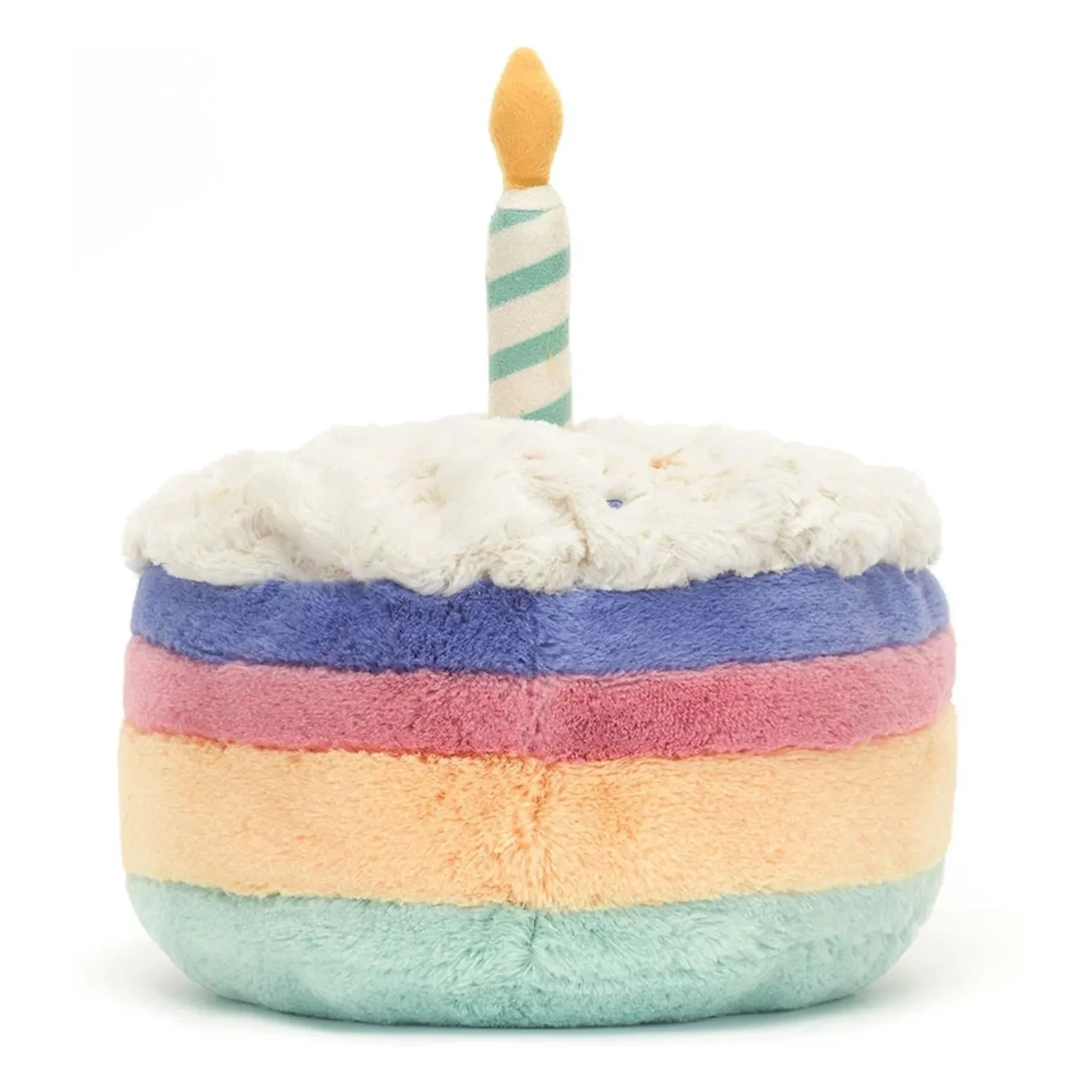 Jellycat - Peluche de Tarta de Cumpleaños Arcoíris