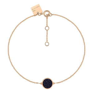 Ginette NY - Pulsera Disc Mini Ever | Piedra arenisca azul