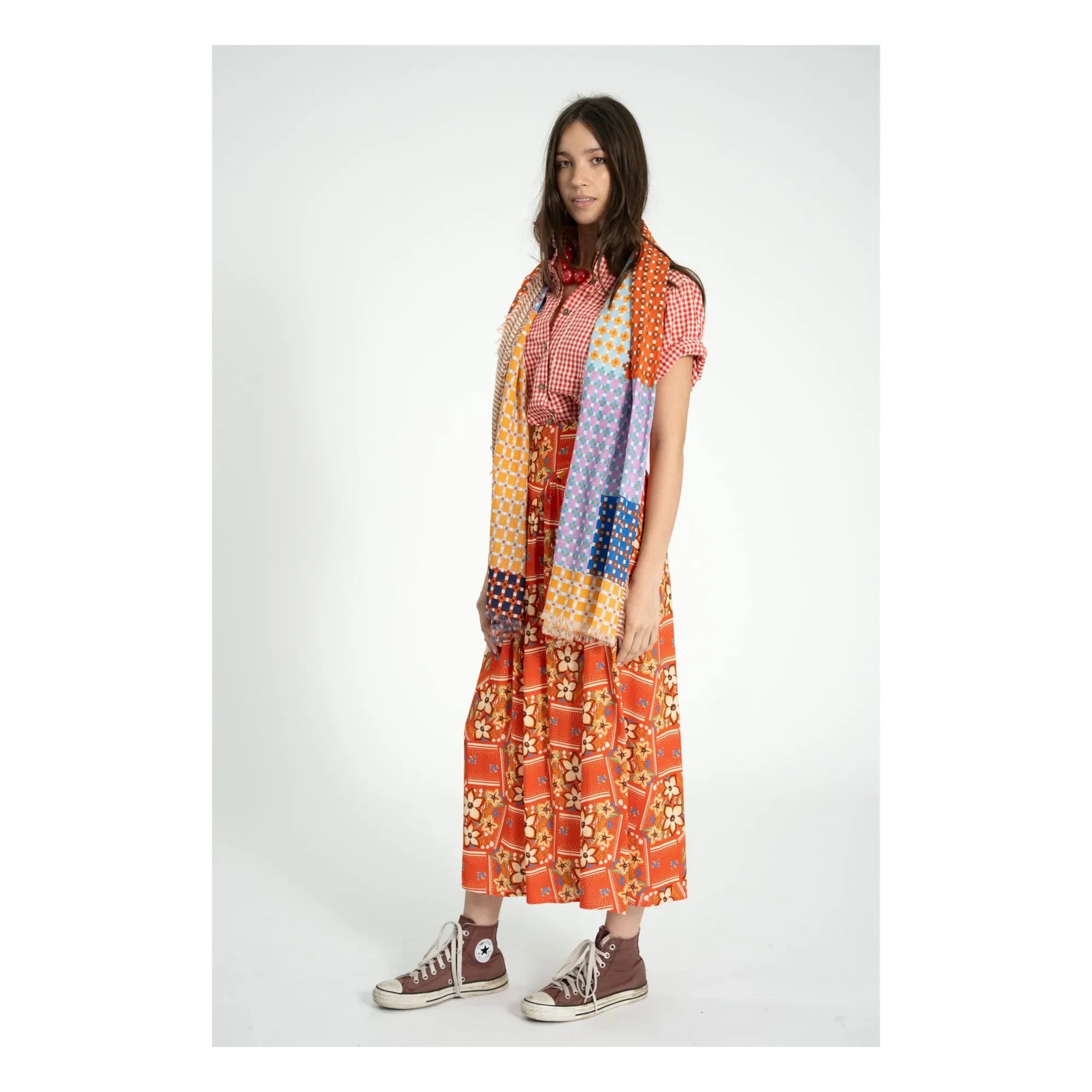 Sisters Department - Falda Estampado Floral | Rojo