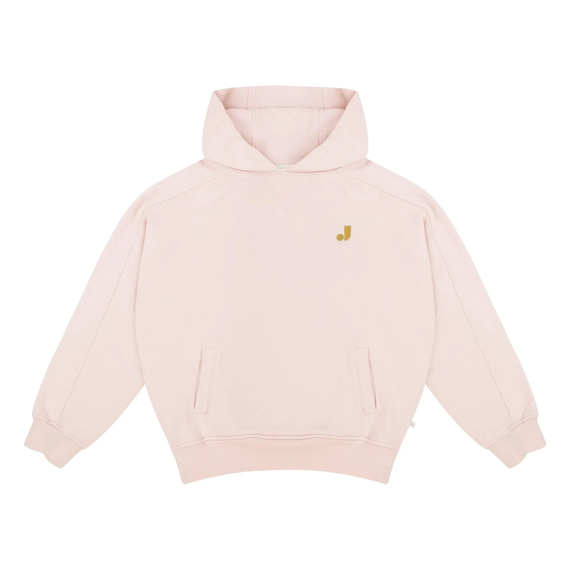 Jenest - Sudadera con capucha de algodón orgánico Taka | Rosa claro