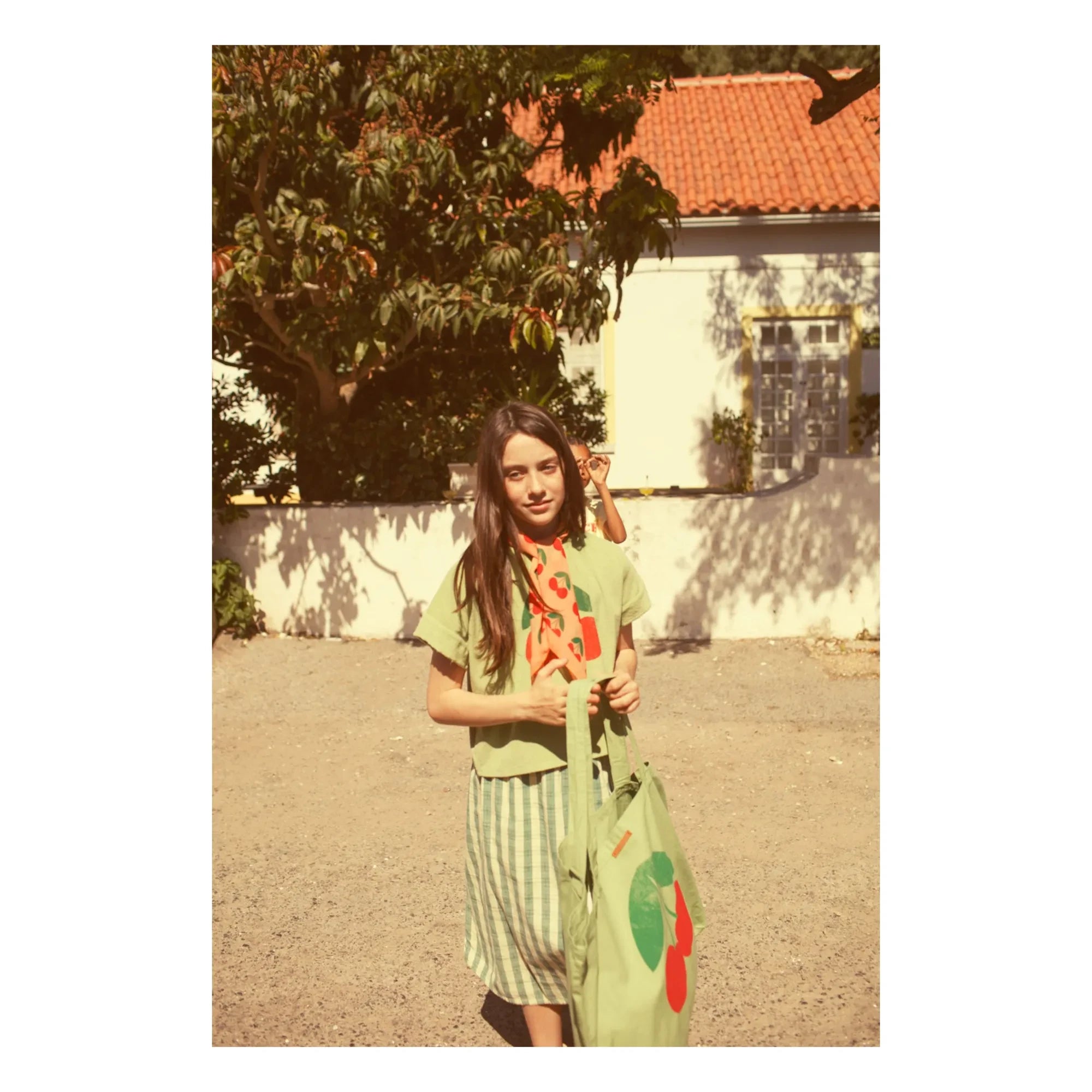 Piupiuchick - Camiseta Esponja de Algodón Orgánico Ma Chérie | Verde Oliva