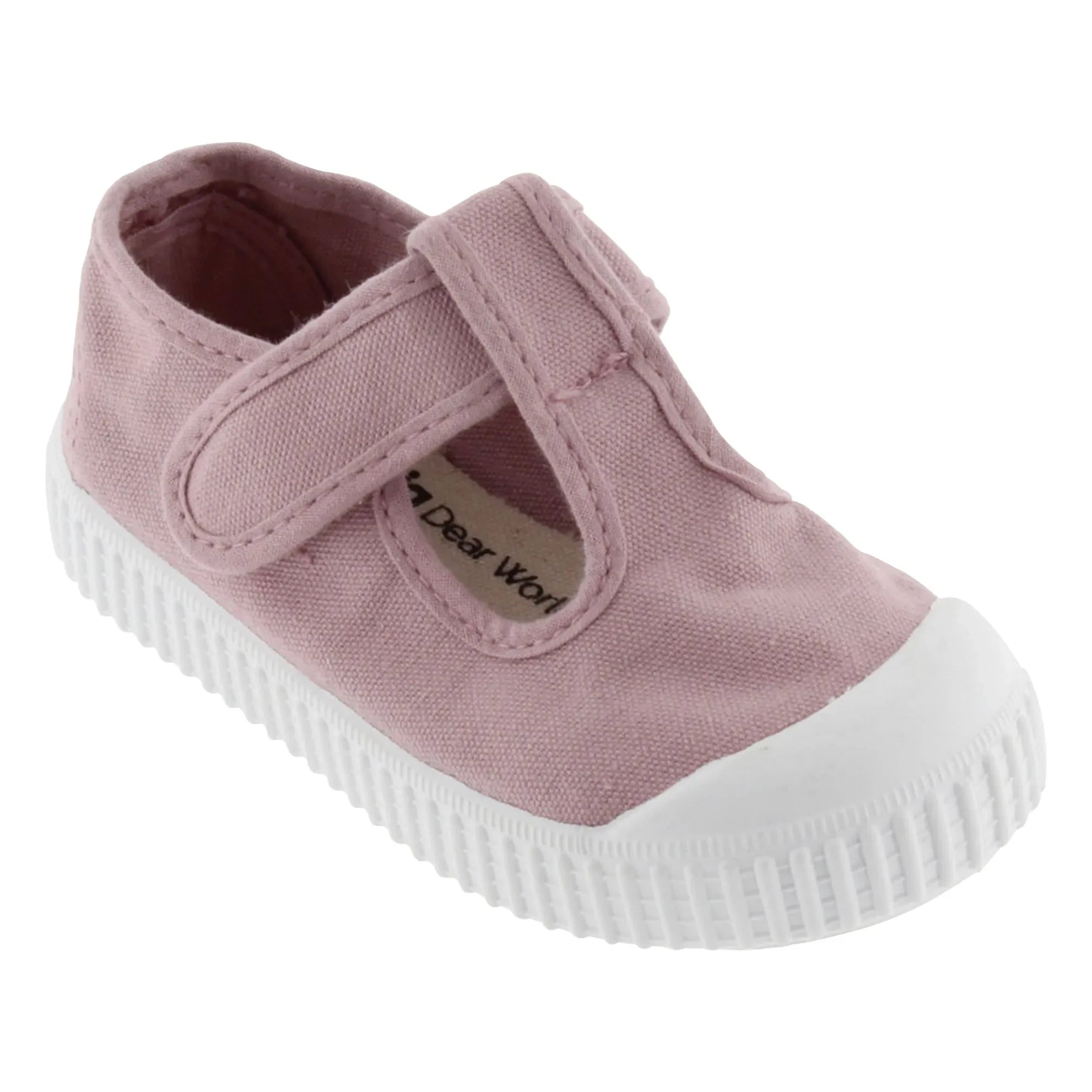 Victoria - Sandalia de lona Scratch Sneakers | Rosa Viejo