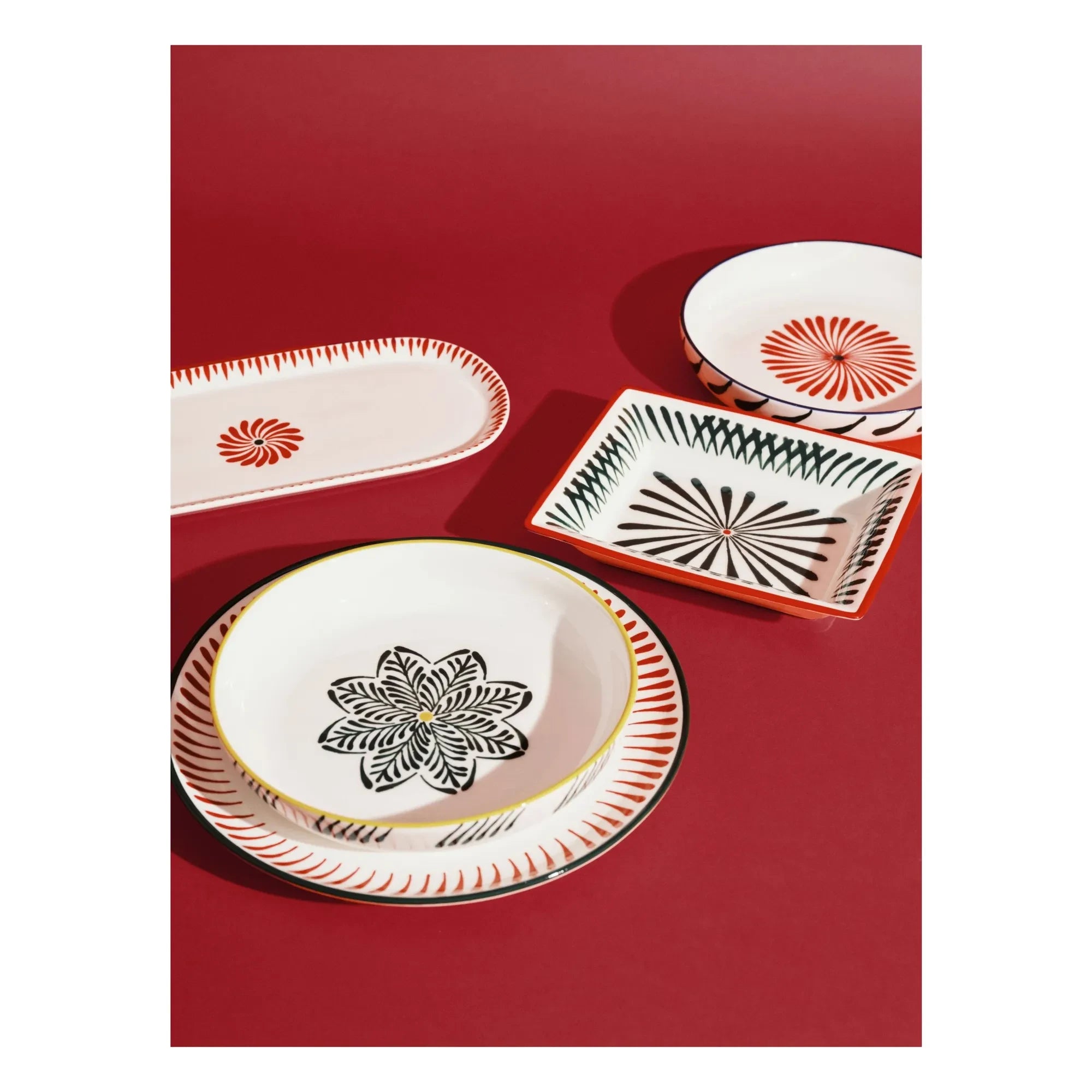 Serax - Baazar çorba tabakları, Waww La Table - 4'lü Set | Yeşil