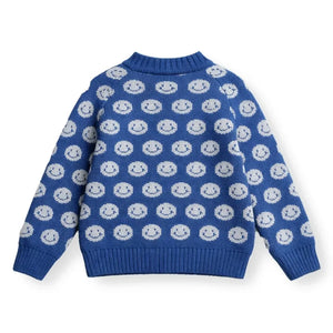 Fliink - Sudadera "Cool Emojis" | Azul