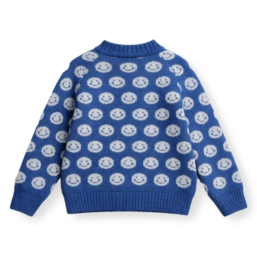 Fliink - Sudadera "Cool Emojis" | Azul