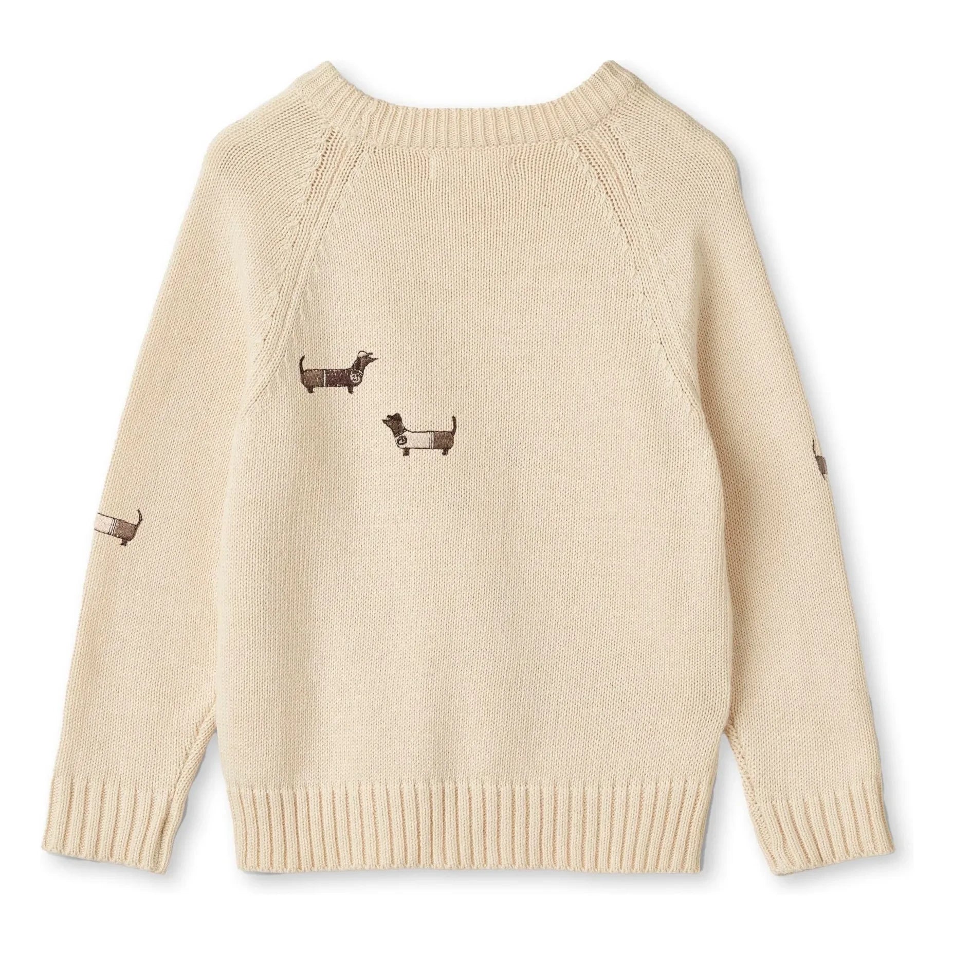 Fliink - Sudadera de algodón orgánico Mahdi Dogs | Crudo