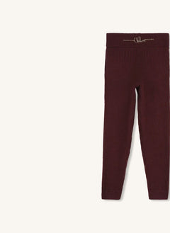 Chloé - Pantalón de punto de algodón orgánico | Plum