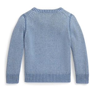Ralph Lauren - Suéter bandera americana | Azul Claro