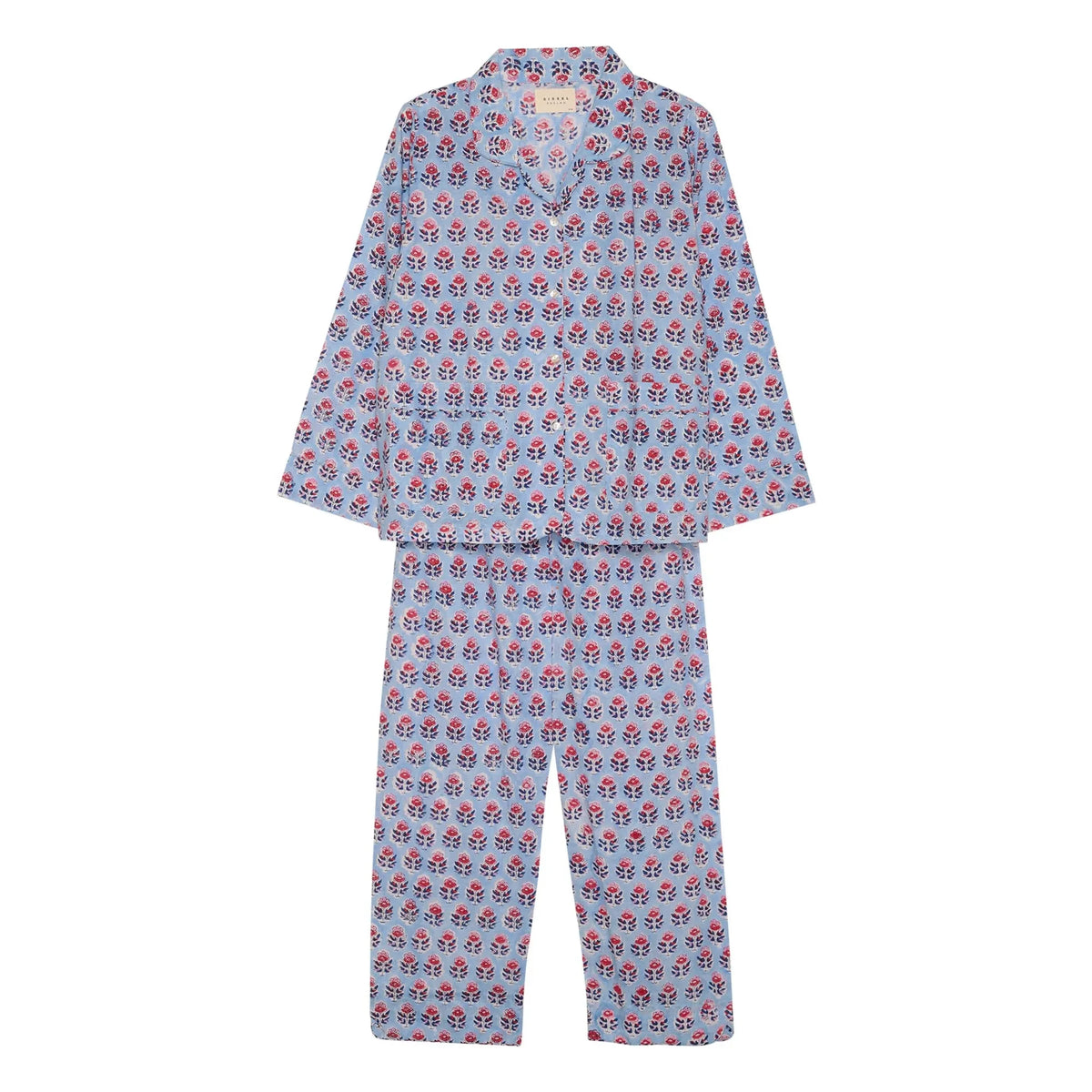SISSEL EDELBO - Pijama de algodón orgánico | Azul