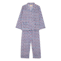 SISSEL EDELBO - Pijama de algodón orgánico | Azul