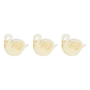 Meri Meri - Velas Cisne - Set de 3 | Crudo