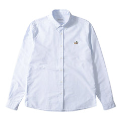 Edmmond Studios - Camisa de Rayas con Estampado de Pato | Crudo