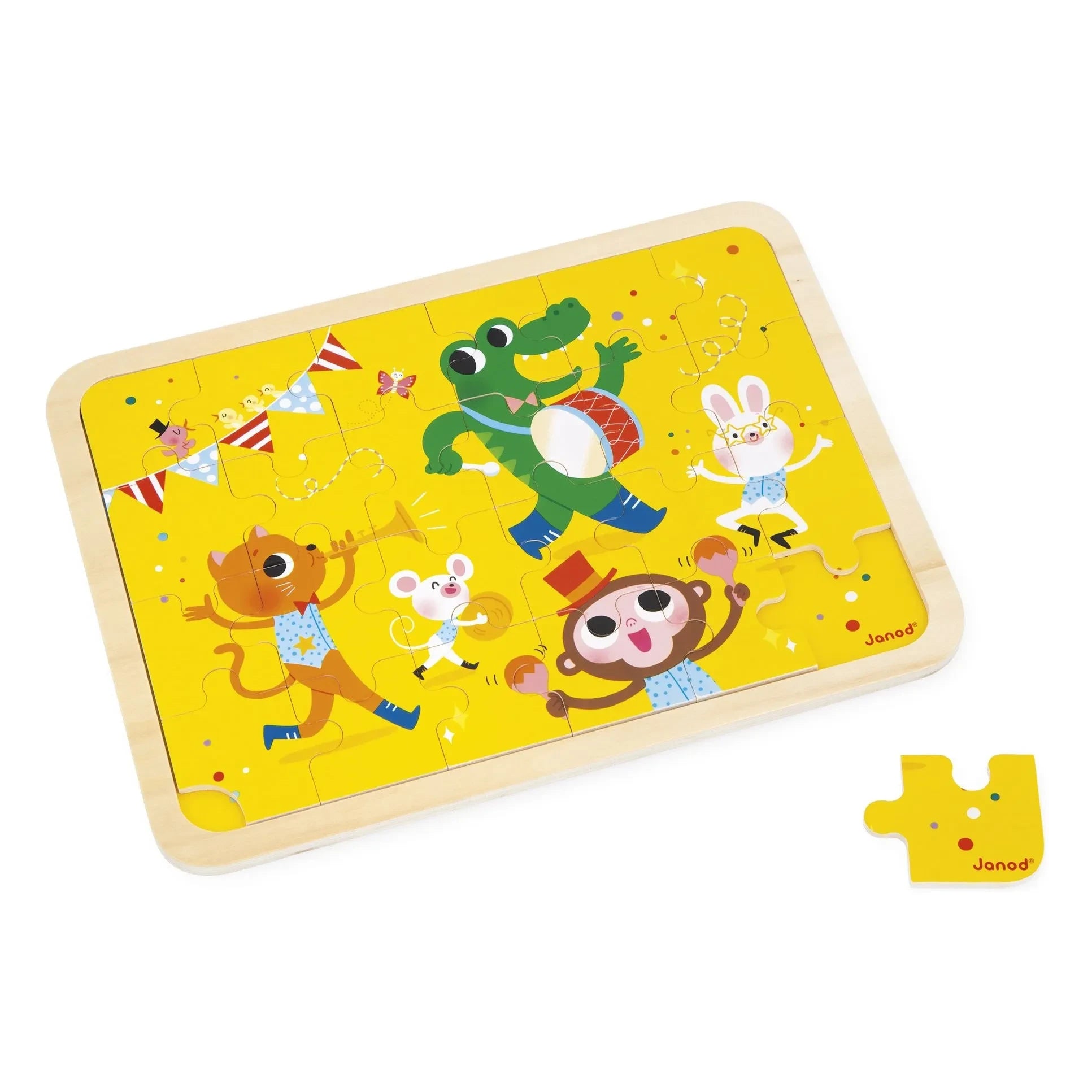 Janod - Puzzle ¡Es la fiesta! - 24 piezas