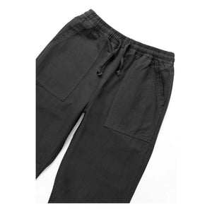 Service Works - Pantalón de chef Moleskin Algodón orgánico | Noir foncé