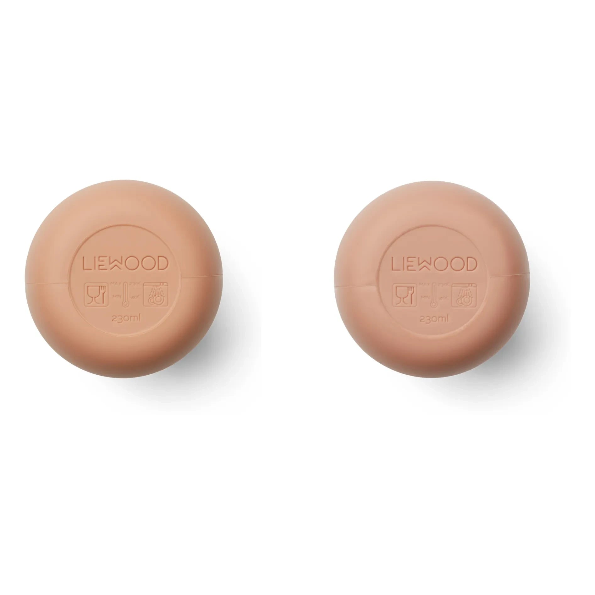 Liewood - Ellis Silikon Alıştırma Bardakları - 2'li Set | Pembe