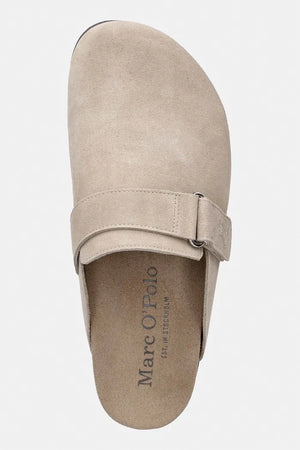 Pantufla zueco de gamuza para hombre Marc O'Polo Federico 2B